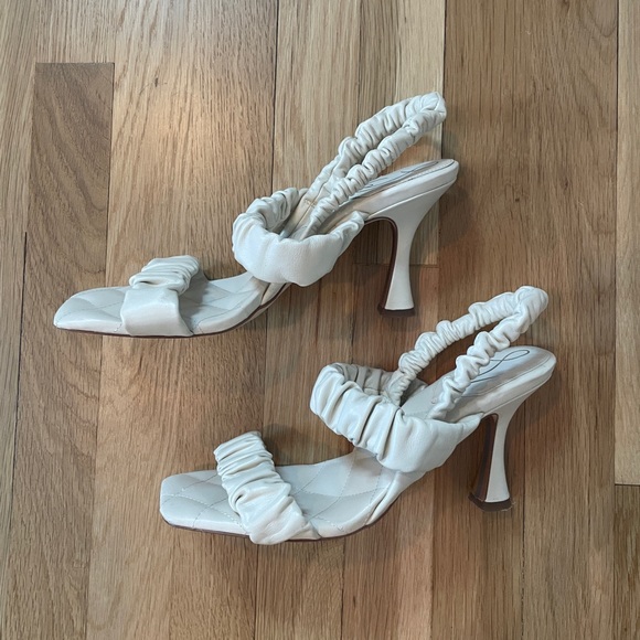 Sam Edelman Marlena Heeled Sandal White - Picture 3 of 5